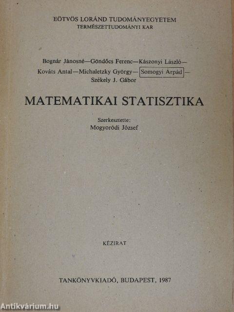 Matematikai statisztika