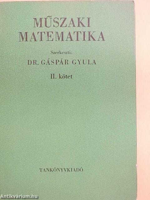 Műszaki matematika II.