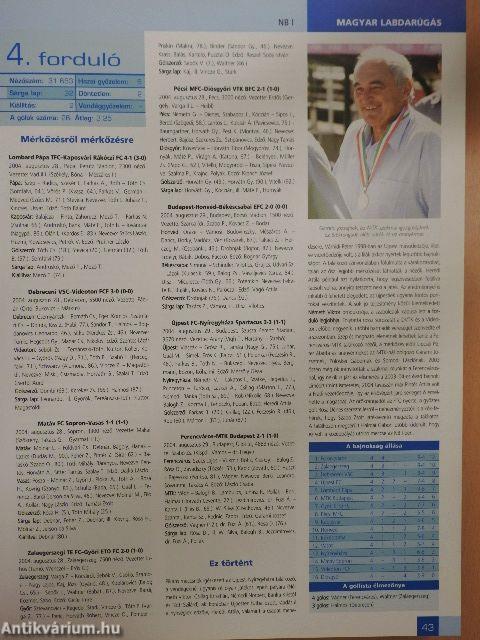 Futballévkönyv 2005