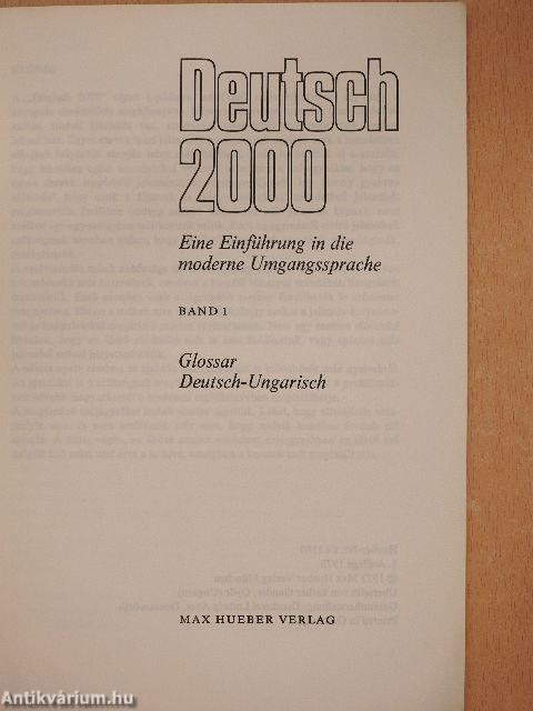 Deutsch 2000 1 - Glossar Deutsch-Ungarisch