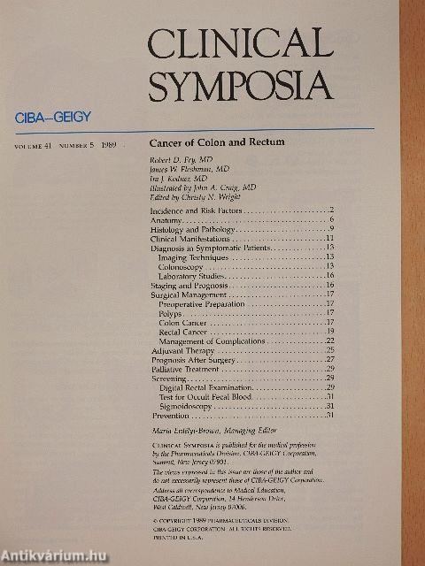 Clinical Symposia 5/1989