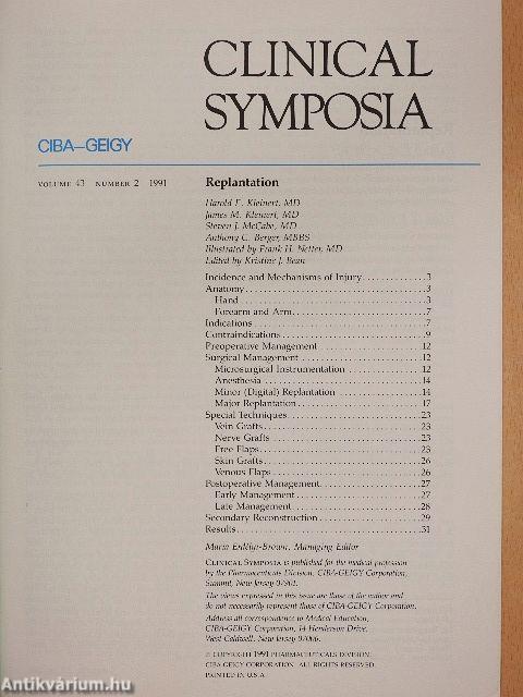 Clinical Symposia 2/1991