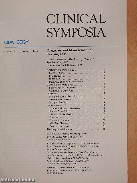 Clinical Symposia 3/1992