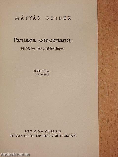 Fantasia concertante für Violine und Streichorchester