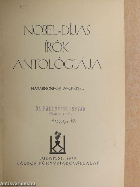 Nobel-díjas írók antológiája