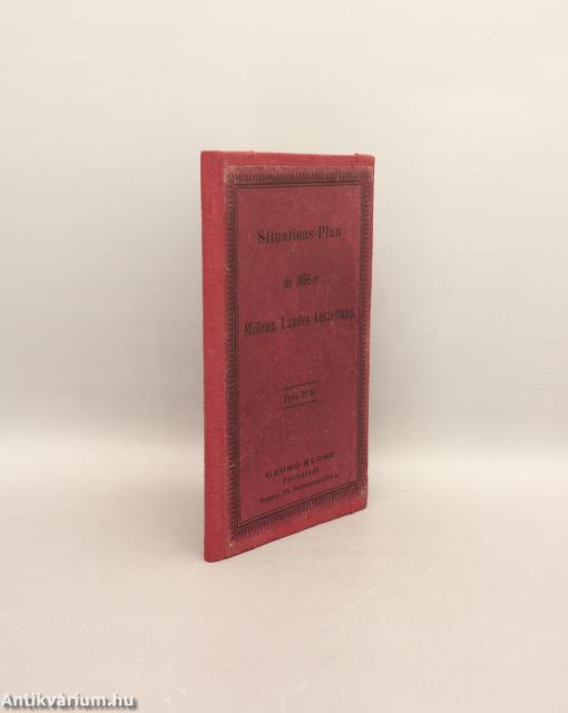 Situations-Plan der 1896-er Millenn. Landes-Austellung