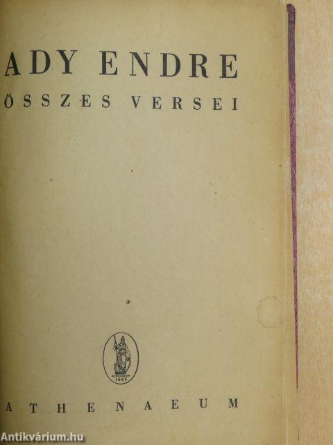 Ady Endre összes versei