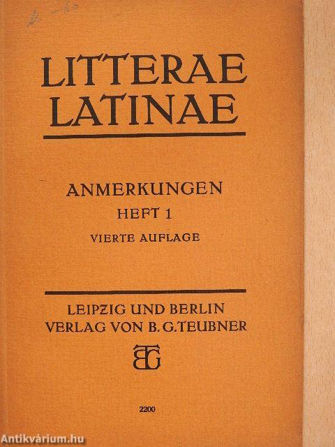 Litterae Latinae 1.