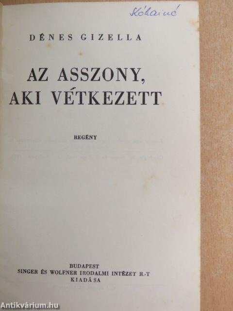 Az asszony, aki vétkezett