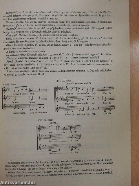 Bartók Béla kórusművei