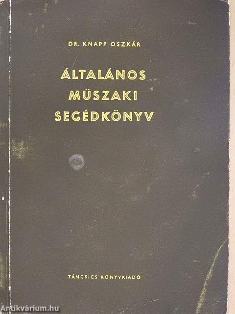 Általános műszaki segédkönyv