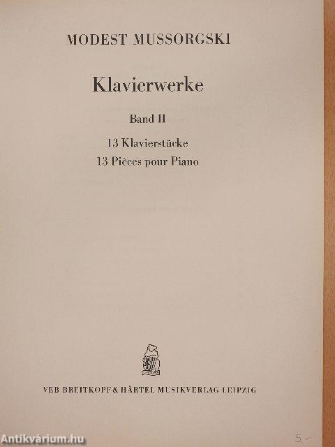 Klavierwerke II.