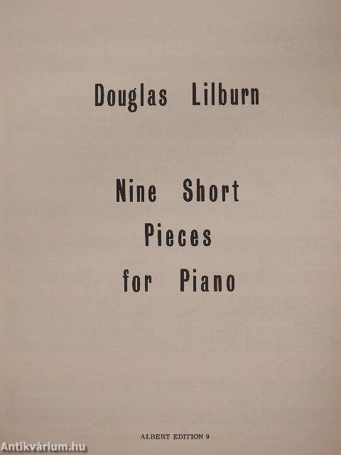 Nine Short Pieces for Piano