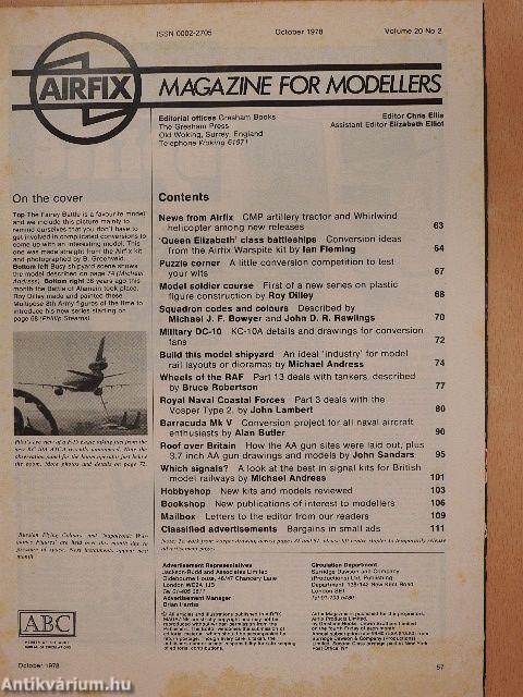 Airfix Magazine for Modellers October 1978