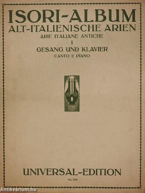 Ida Isori-Album - Altitalienische Arien I.