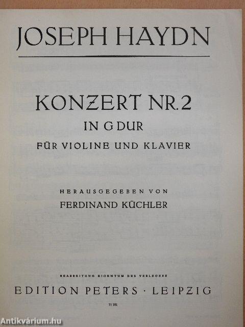 Konzert Nr. 2 in G dur