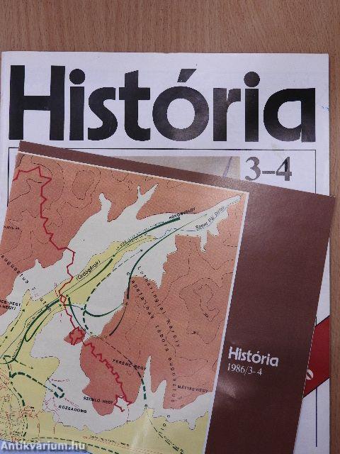 História 1986/1-6. + História 1979-1986. + Tartalomjegyzék