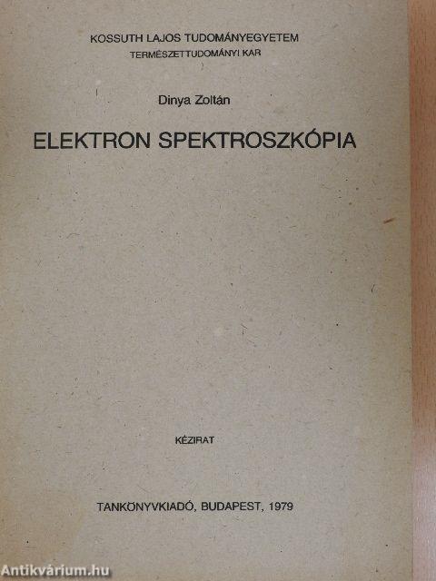 Elektron spektroszkópia