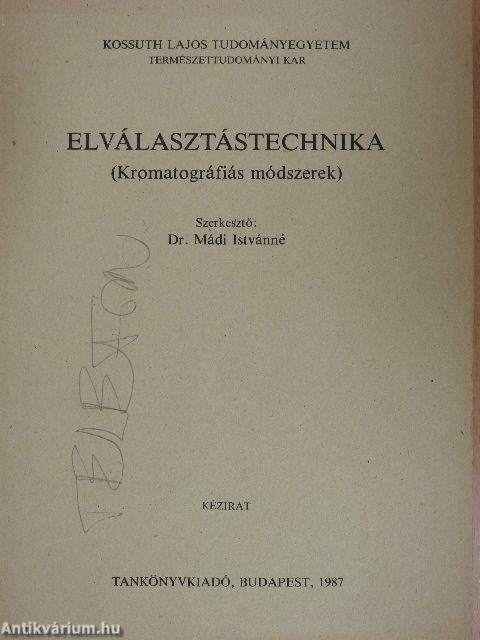 Elválasztástechnika