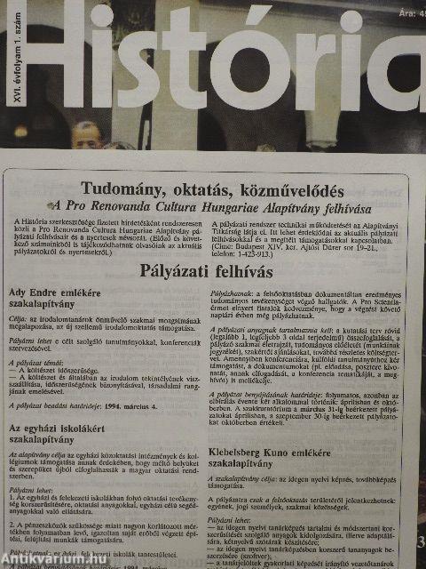 História 1994/1-10.