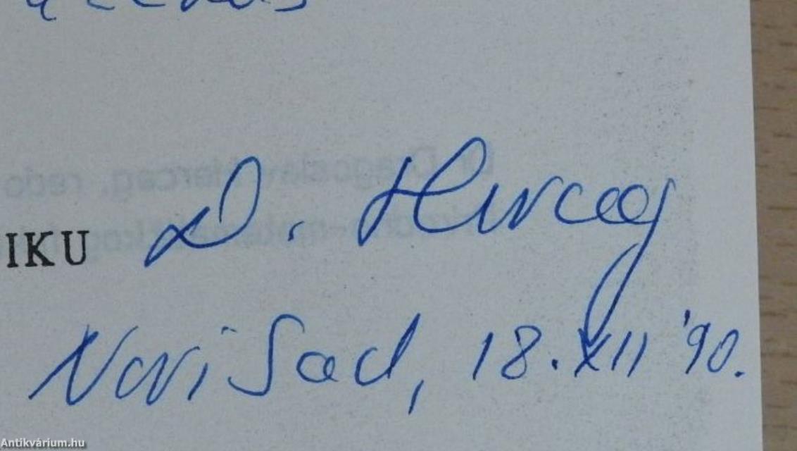 Numericke I statisticke metode u obradi eksperimentalnih podataka II. (dedikált példány)