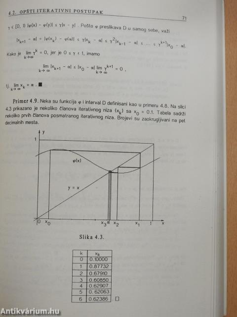 Numericke I statisticke metode u obradi eksperimentalnih podataka II. (dedikált példány)