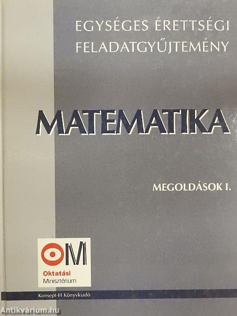 Matematika megoldások I.