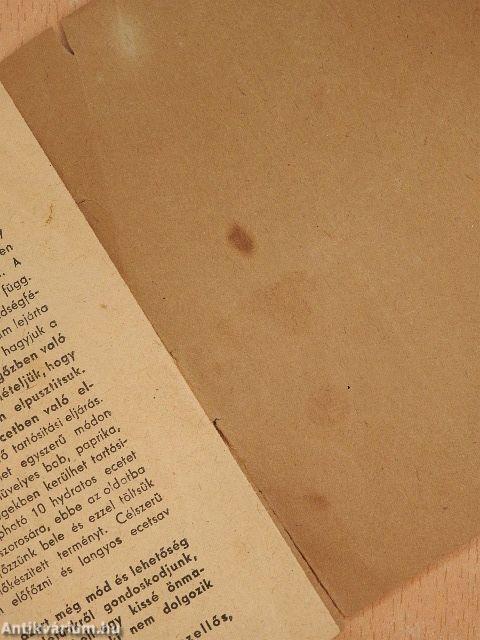 Gyümölcsfeldolgozás cukor nélkül