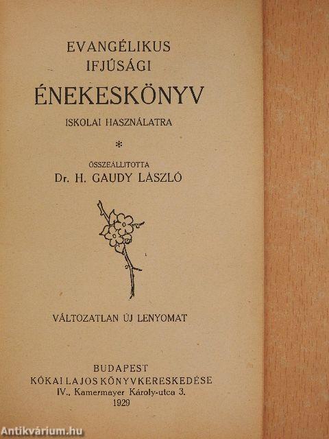 Evangélikus ifjúsági énekeskönyv