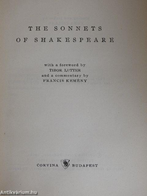 The Sonnets of Shakespeare