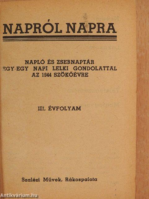 Napról napra 1944