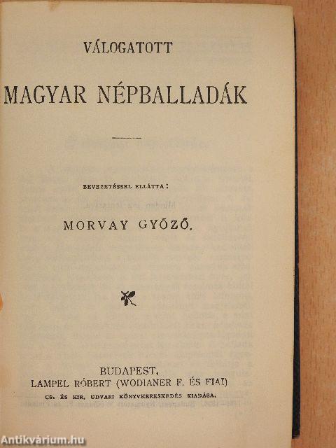 Arden Enoch/Huszárszerelem/Válogatott magyar népballadák/Énekek éneke/Fáy András válogatott meséi/A medve/Hajótöröttek/Egy fiu szenvedése/Helvila/Falusi asszonyok és egyéb elbeszélések