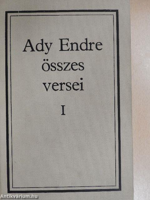 Ady Endre összes versei I-II.