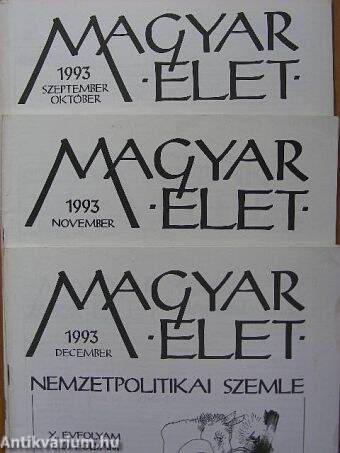 Magyar Élet 1993. szeptember-december (teljes évfolyam)