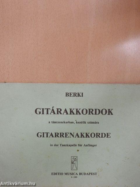 Gitárakkordok a tánczenekarban