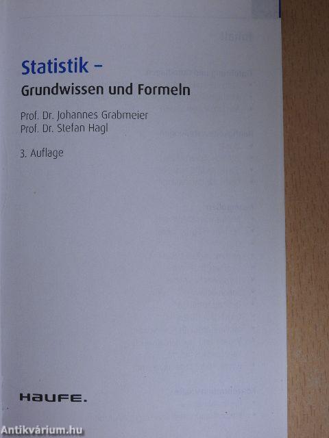 Statistik - Grundwissen und Formeln