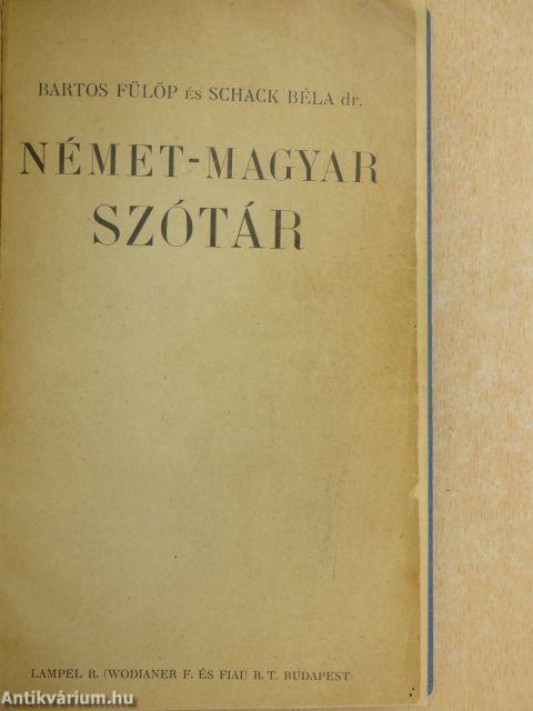 Német-magyar szótár