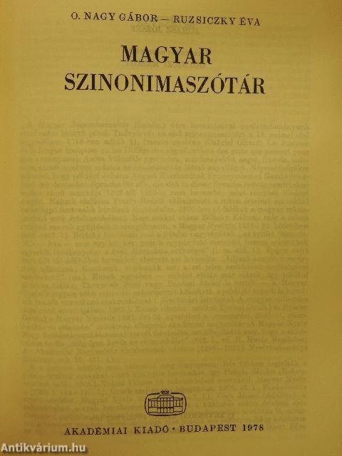 Magyar szinonimaszótár