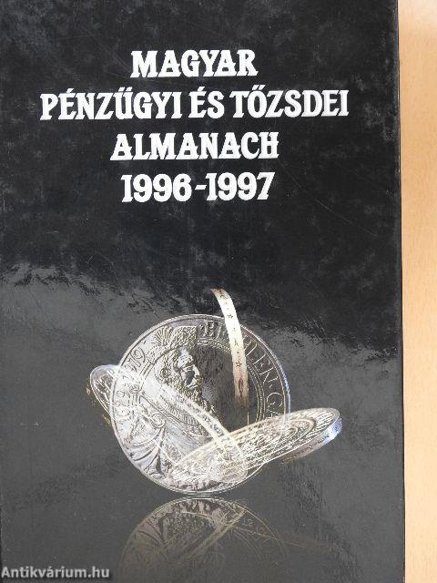 Magyar pénzügyi és tőzsdei almanach 1996-1997. I-III.