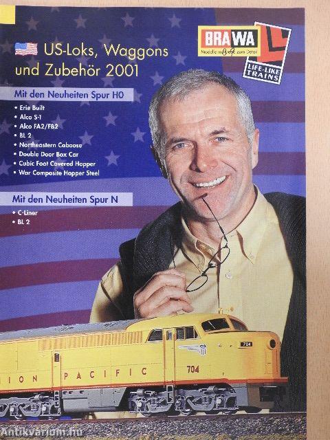 Brawa US-Loks, Waggons und Zubehör 2001