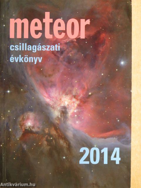 Meteor csillagászati évkönyv 2014