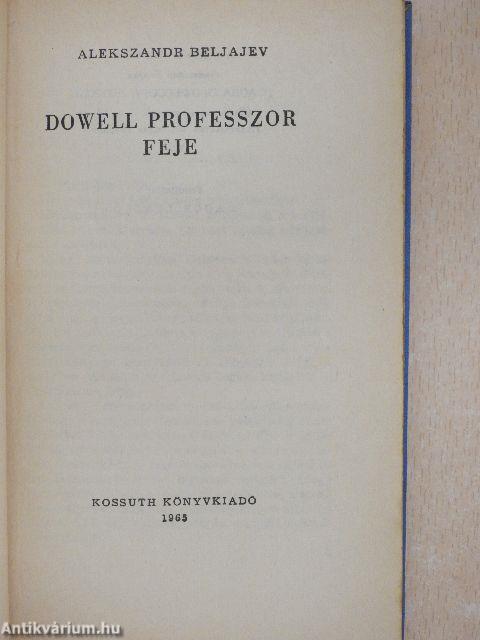 Dowell professzor feje