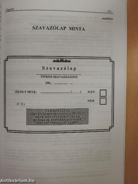 Az Országgyűlés Házszabálya/Az Országgyűlési könyvtár/A képviselők jogállása és tiszteletdíja/Az Országgyűlés feladatai és működése - CD-vel