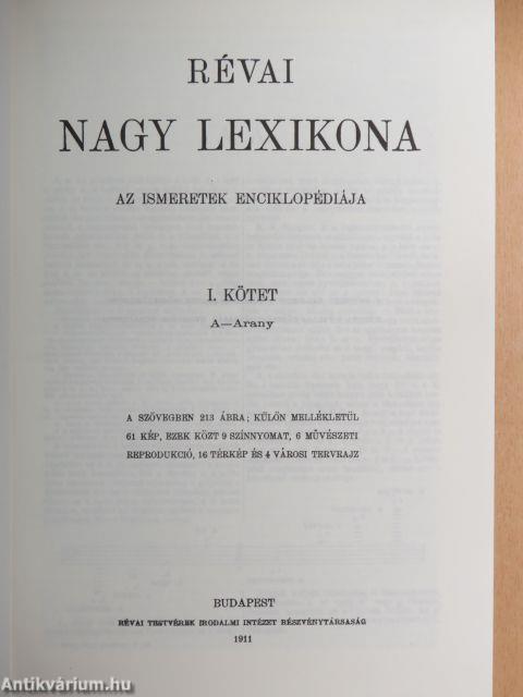 Révai nagy lexikona 1-21.