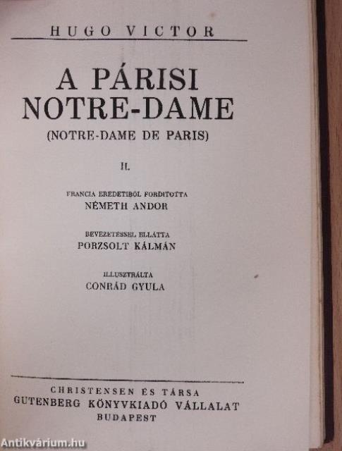 A Párisi Notre-Dame I-IV.