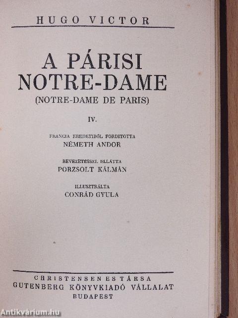 A Párisi Notre-Dame I-IV.