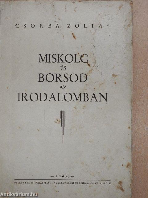 Miskolc és Borsod az irodalomban