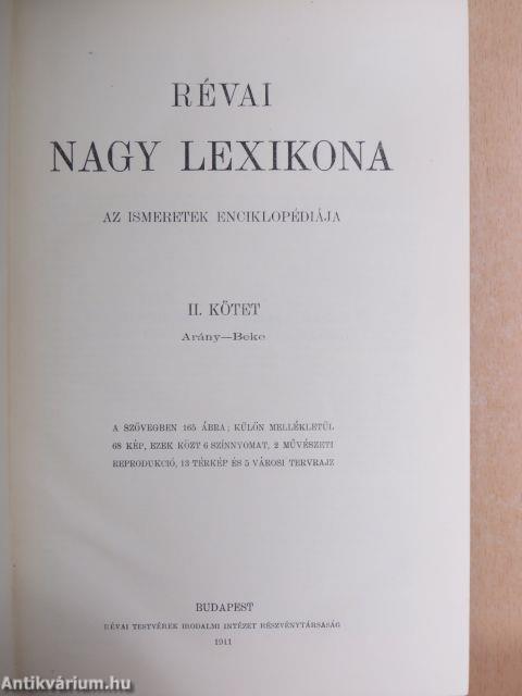 Révai nagy lexikona 2. (töredék)