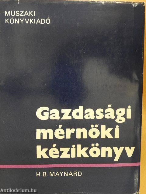 Gazdasági mérnöki kézikönyv