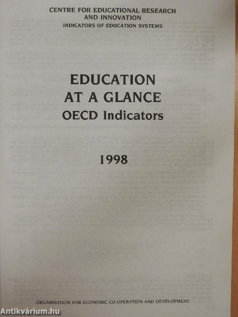 Education at a Glance OECD Indicators 1998